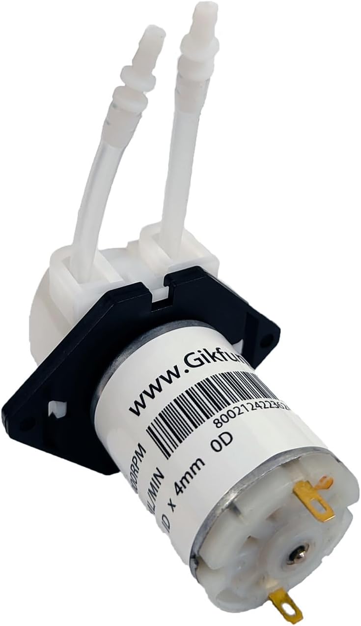 Gikfun 12V DC Peristaltic Dosing Pump Liquid Pump for Aquarium Lab Analytic DIY EK1977 (Flat Angle) - Image 2